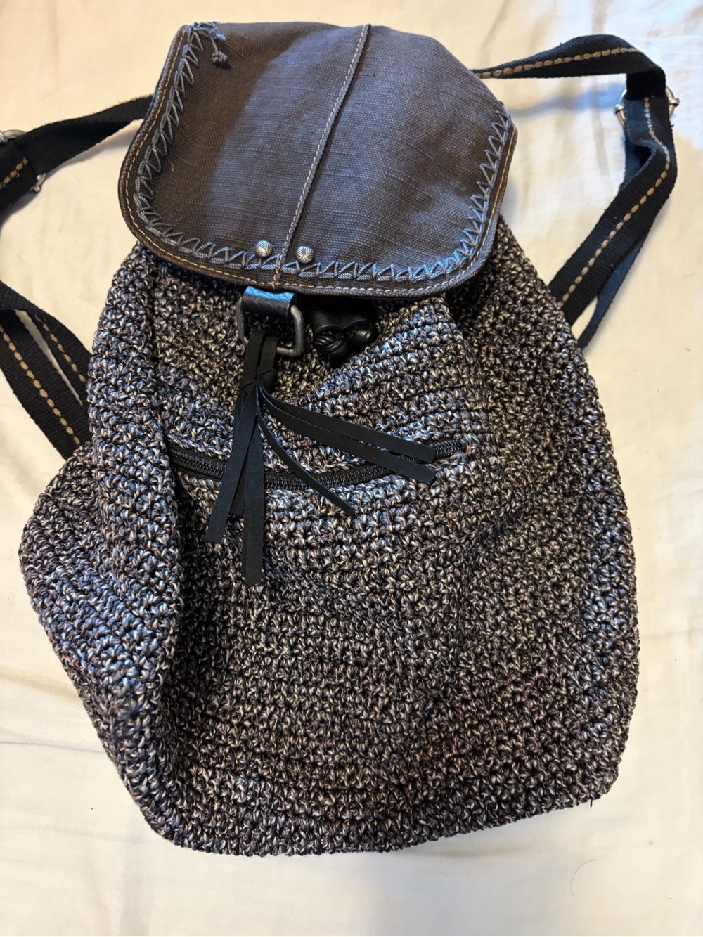 Unique Gray Women's Backpack